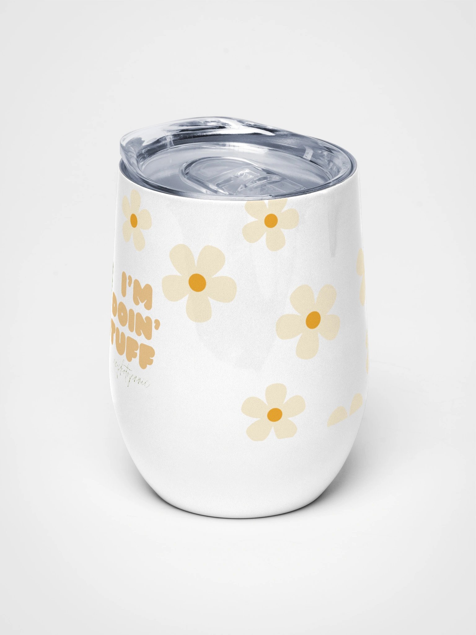 I'm Doin Stuff Wine Tumbler product image (5)