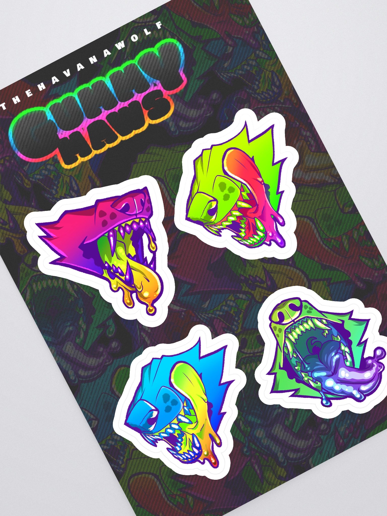 Gummy Maws stickers set product image (1)