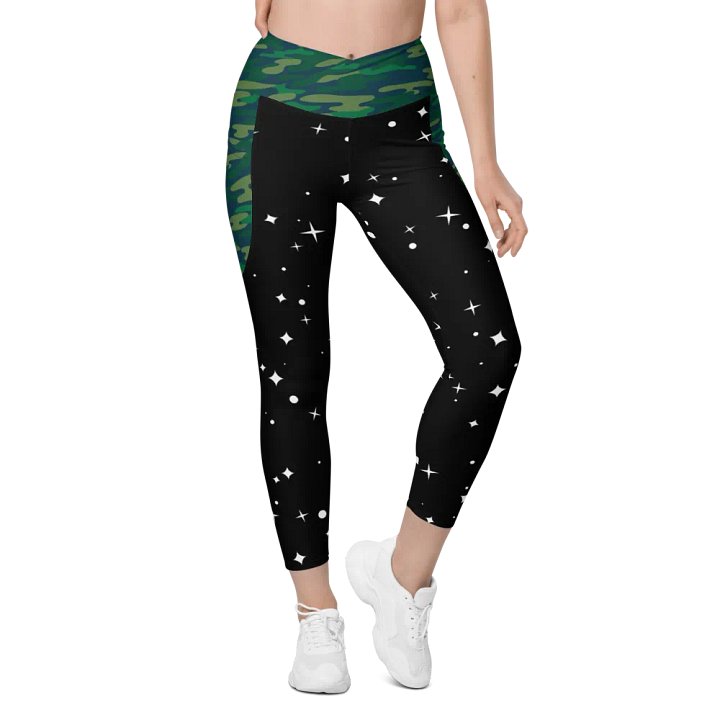 Starry Night Crossover Leggings with Pockets M.P. Thompson product image (1)
