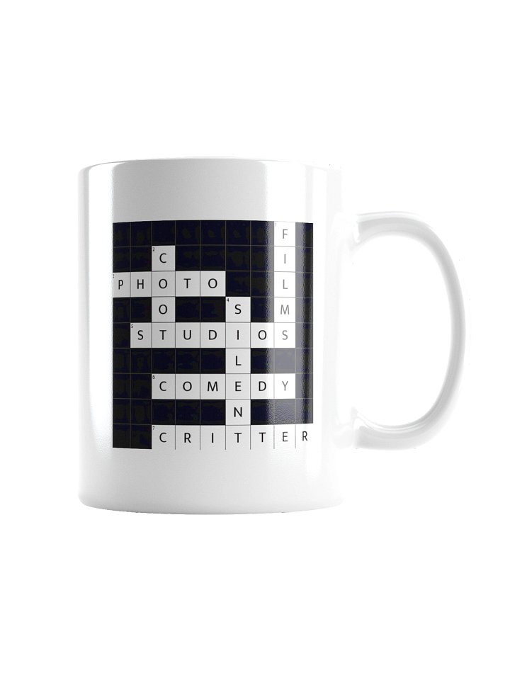 Crossword White Glossy Mug product image (6)