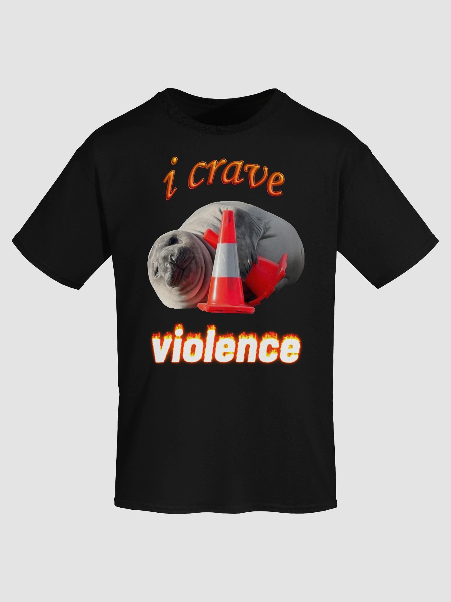 Neil The Seal - I Crave Violence T-shirt product image (25)