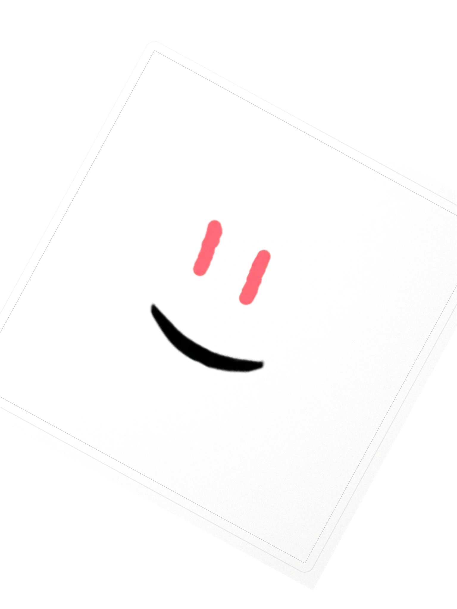 red: SMILEY STICKER product image (2)