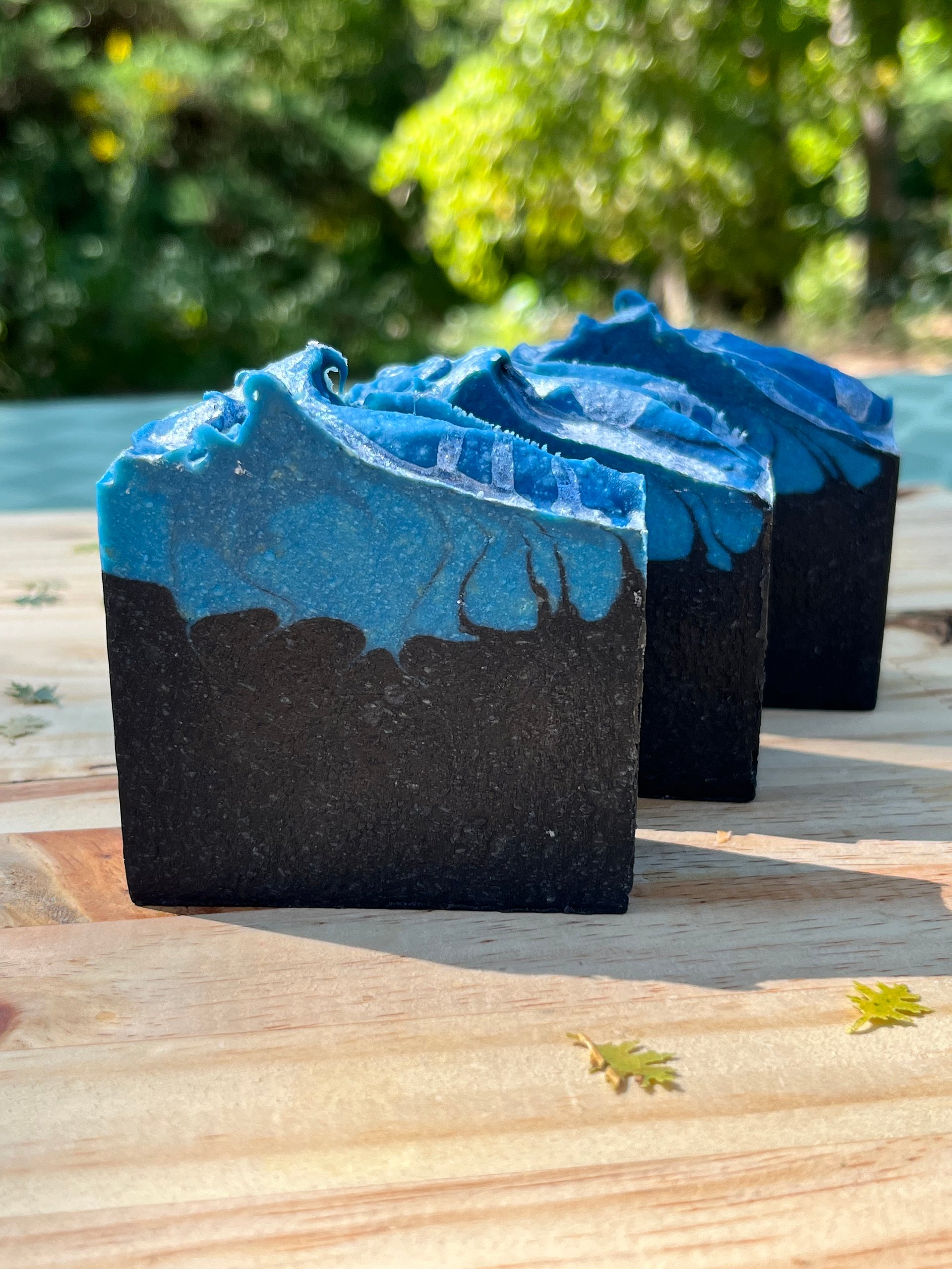 Thunderstorm Cold Process Goat Milk Charcoal Soap product image (2)