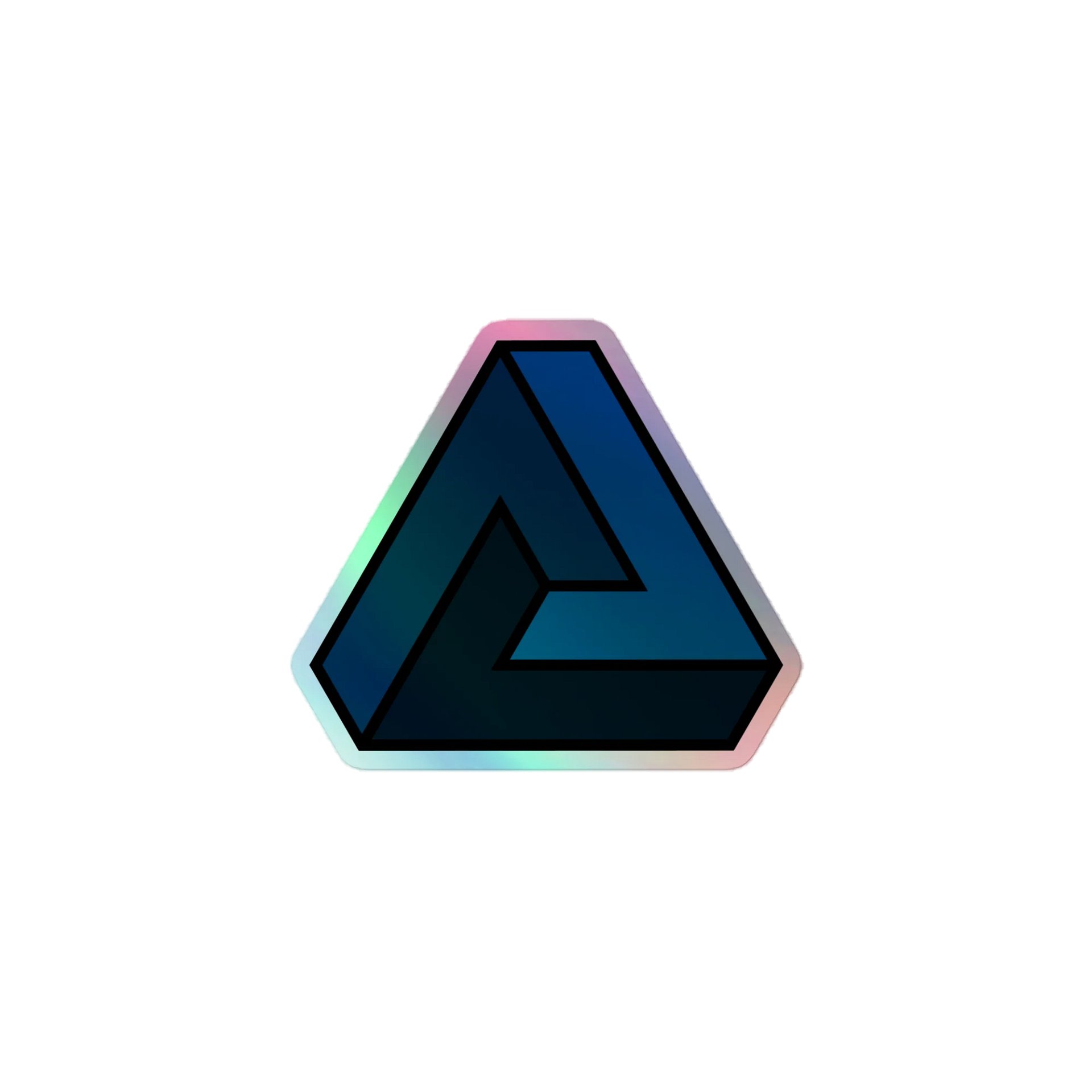 Blue Logo Holo Sticker product image (1)