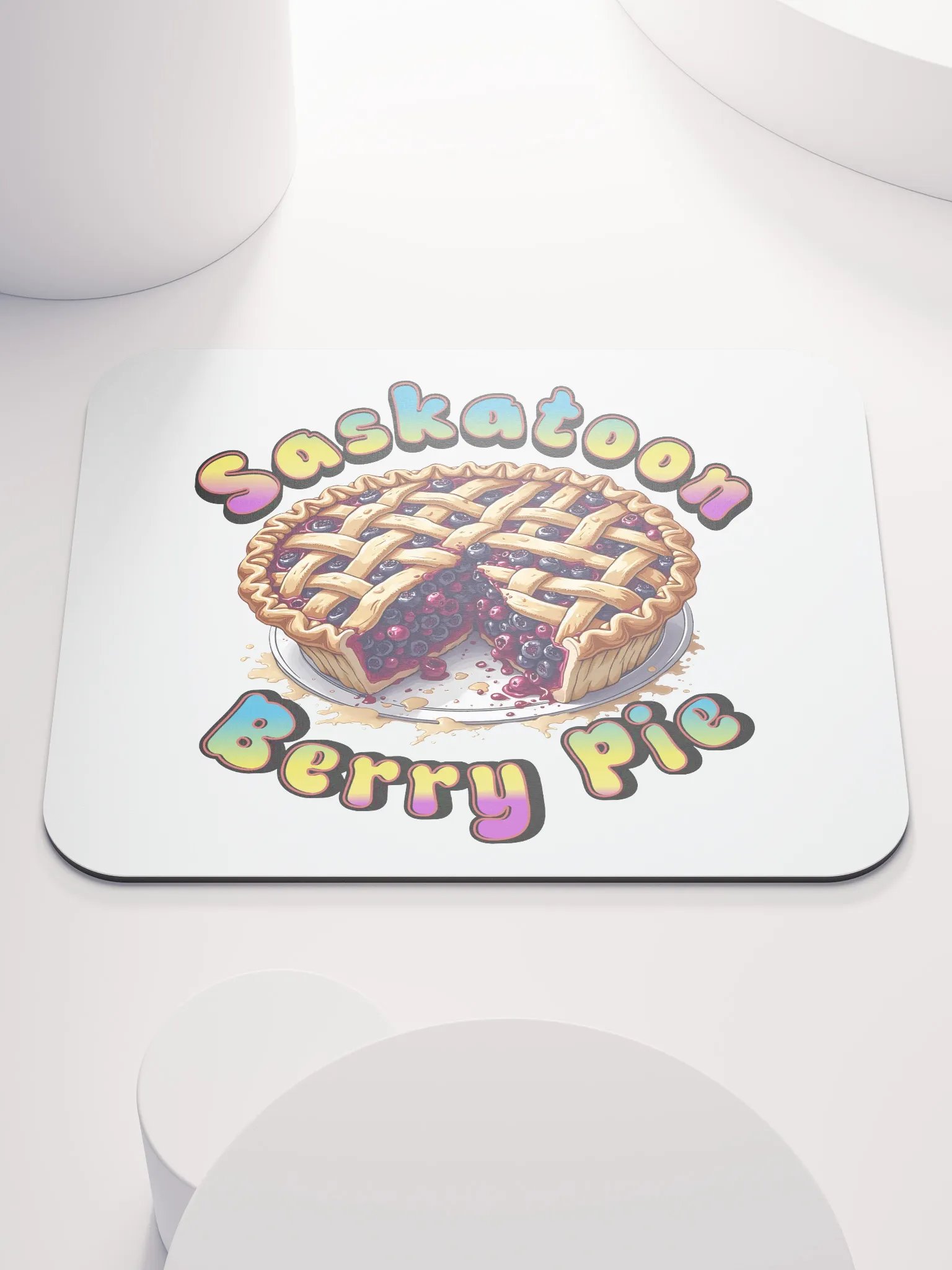 Saskatoon Berry Pie Mouse Pad product image (2)
