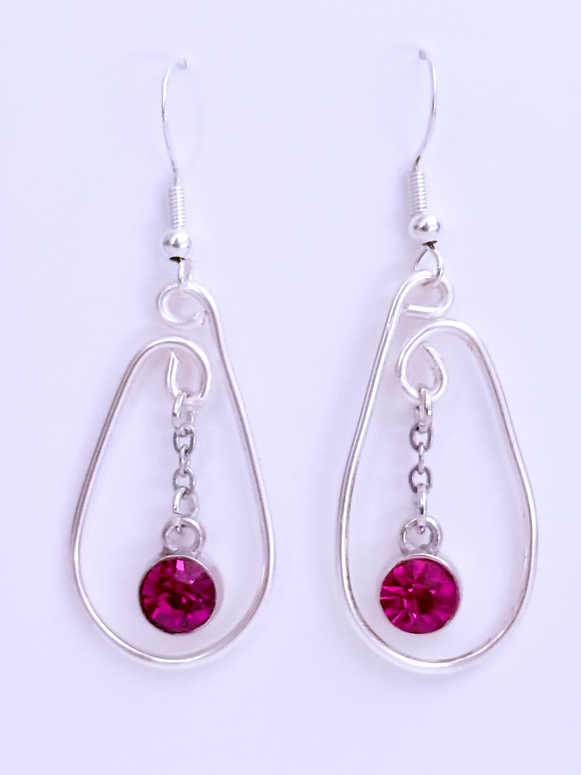 MFD-00280 | Scarlet Bog Earrings | Sterling Silver Hooks | Handmade Jewelry by Monique Faella Designs™ product image (1)