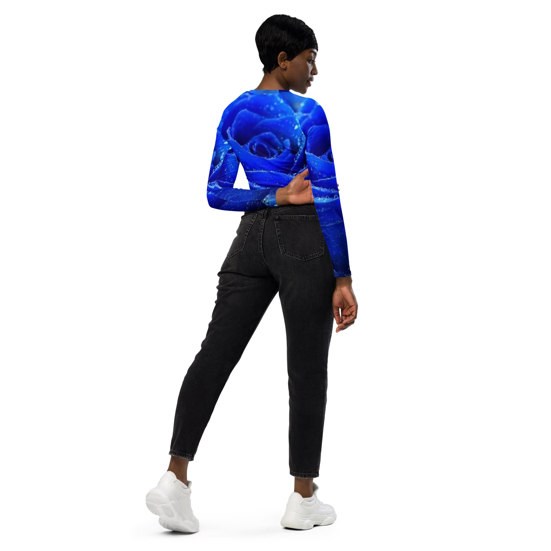 'Your Love' All-Over Long Sleeve Crop product image (6)