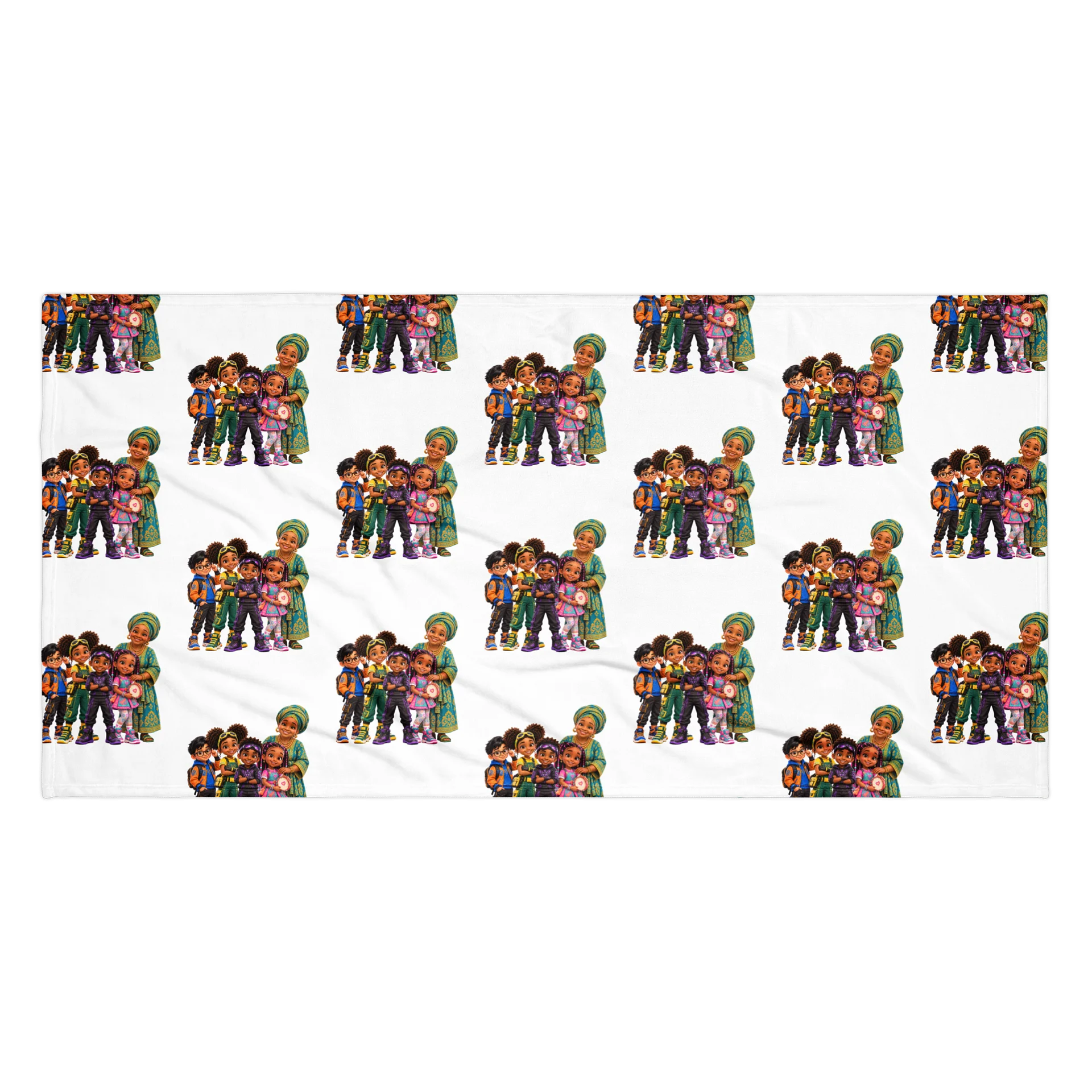 Kart Boy Animated Group Beach Towel product image (1)