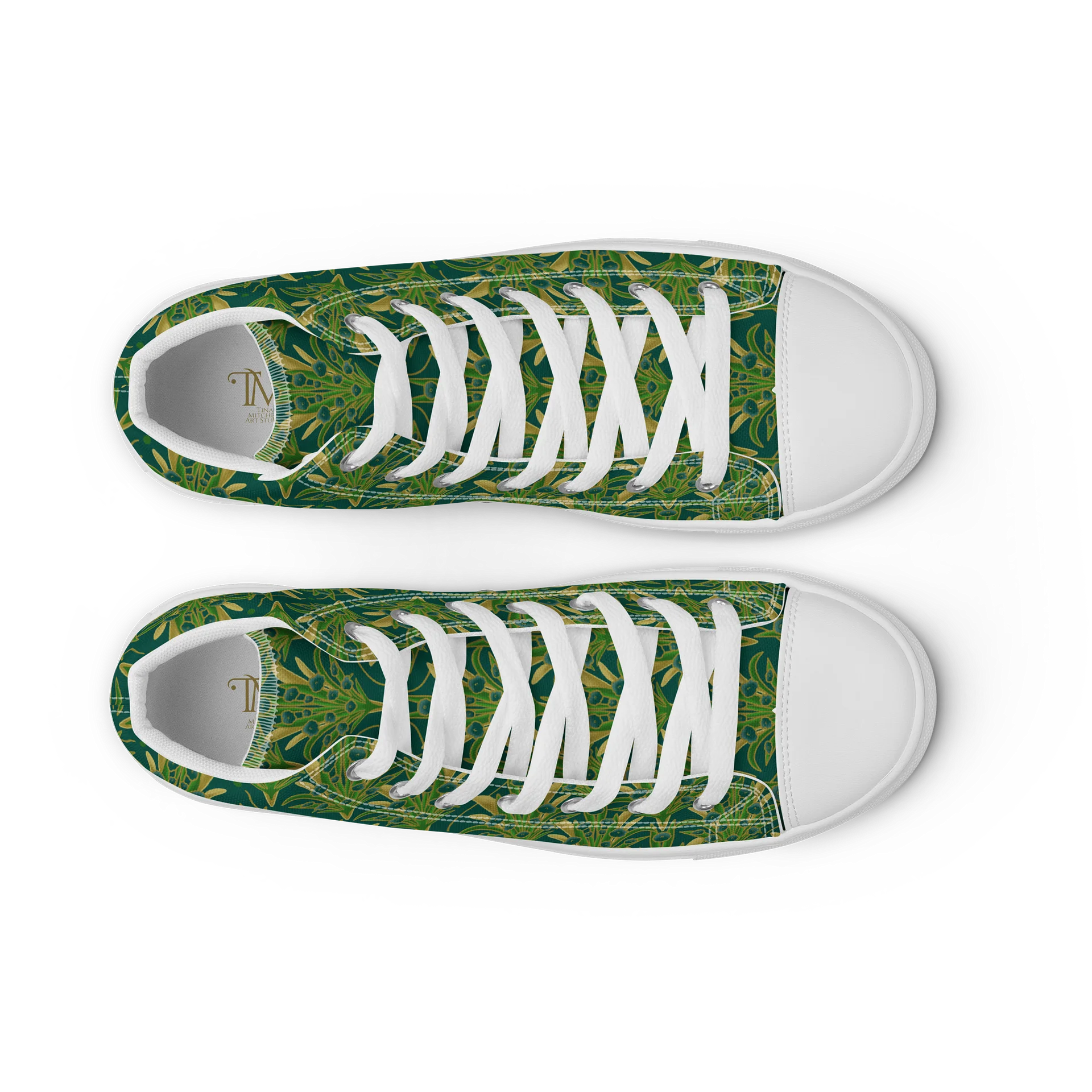 Petals of the Court Women’s High Top Canvas Shoes product image (11)