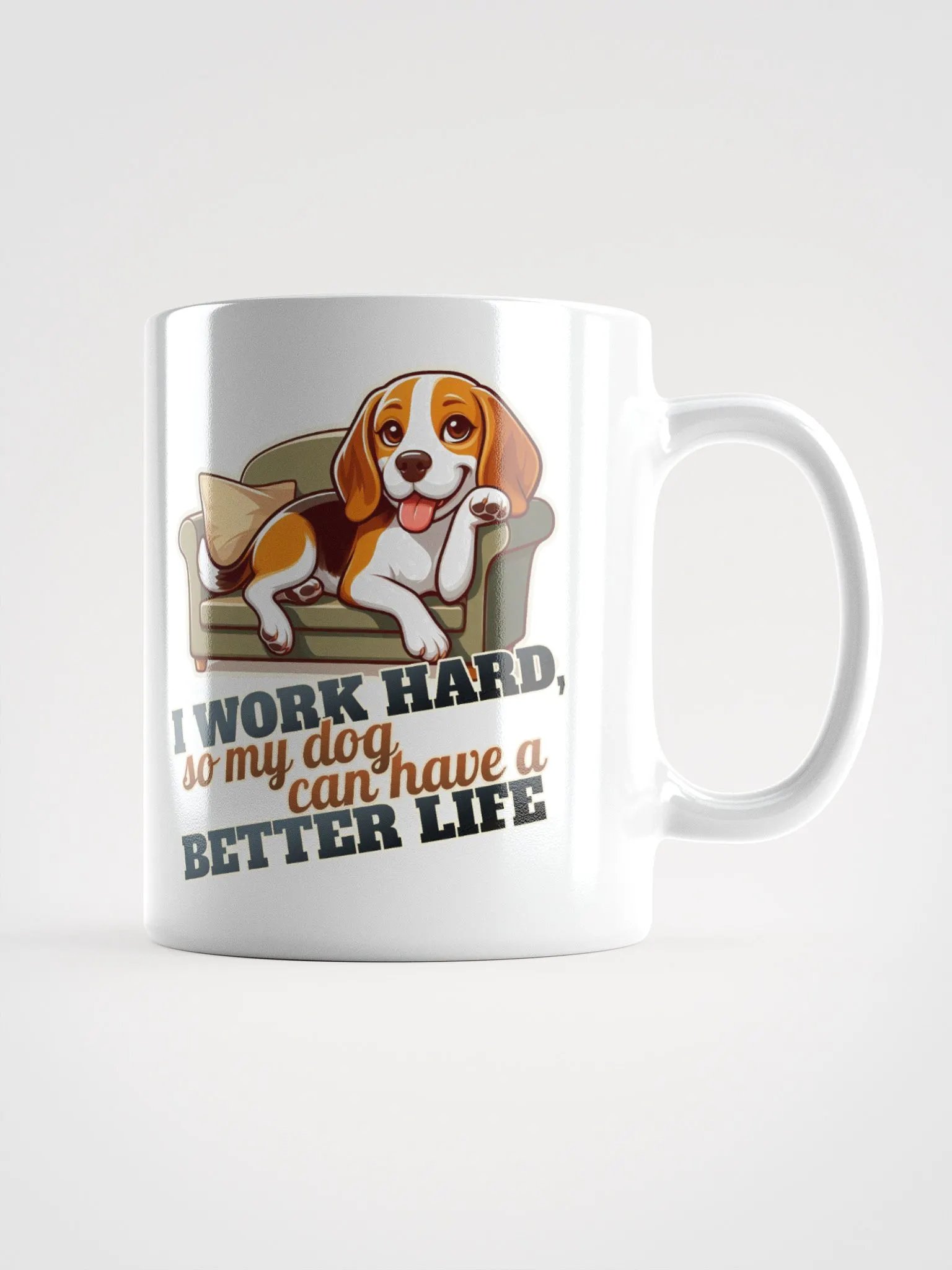 Work Hard - Beagle Sofa - Mug product image (1)