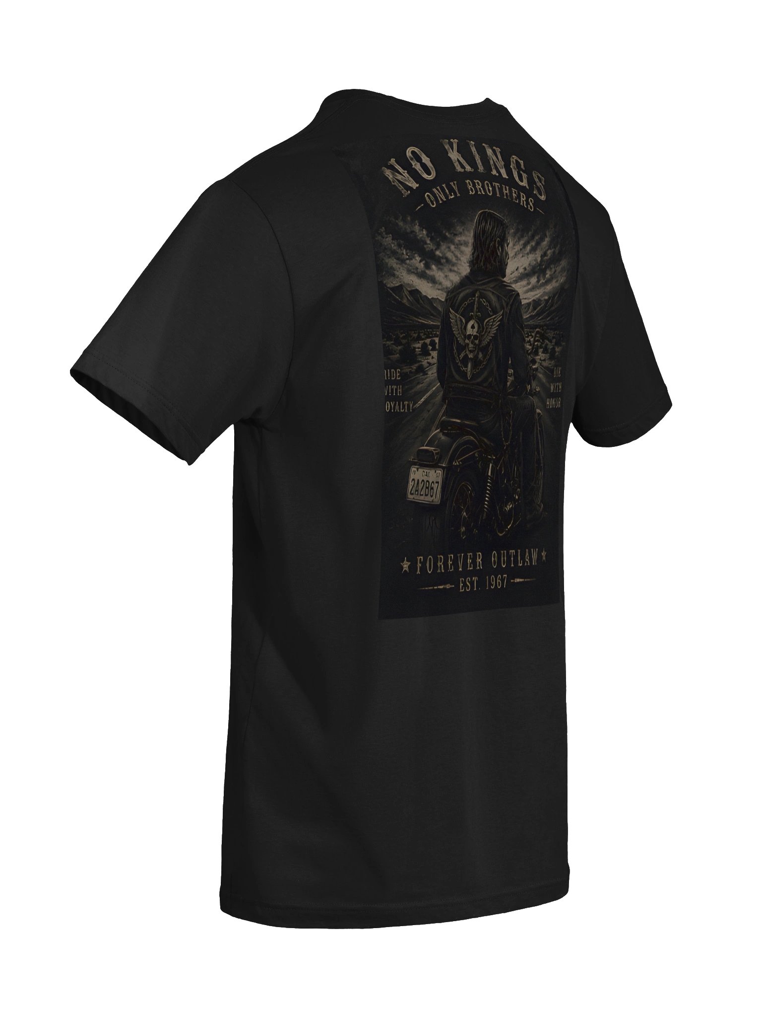 Gold Spade Hooded Skull Tee product image (8)