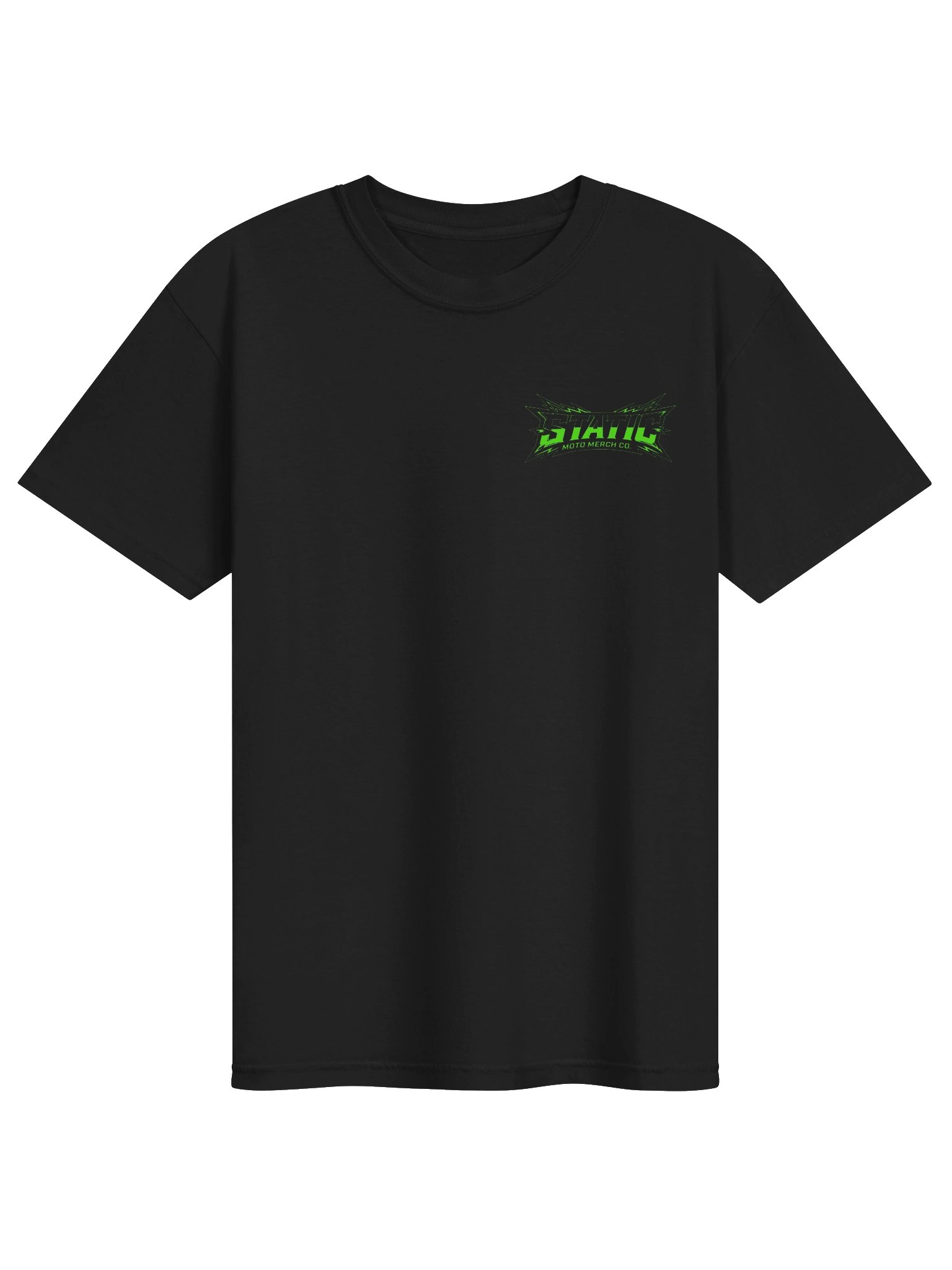 mens tee green logo product image (1)