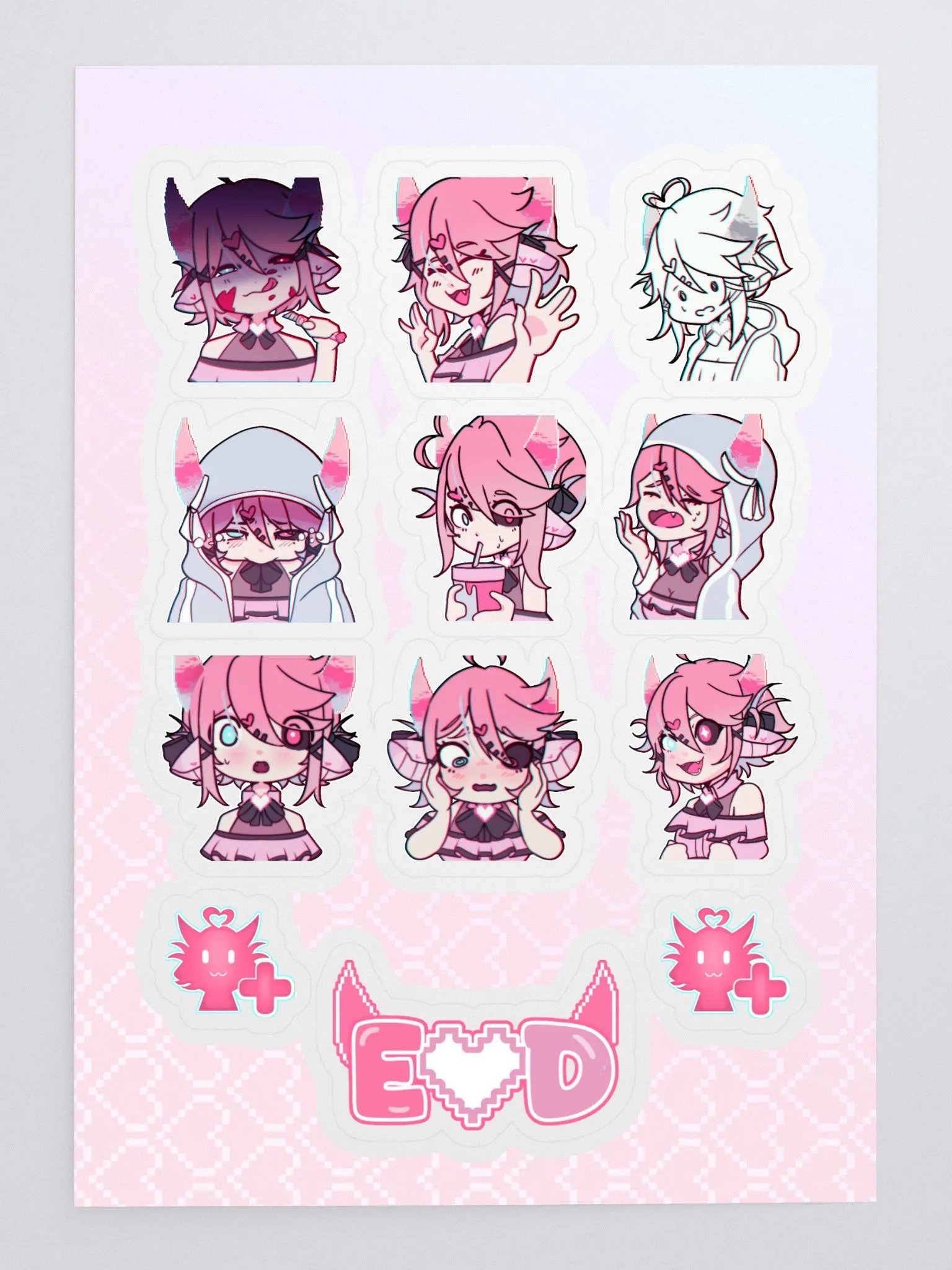 Eyeris Emotes Sticker Sheet product image (3)