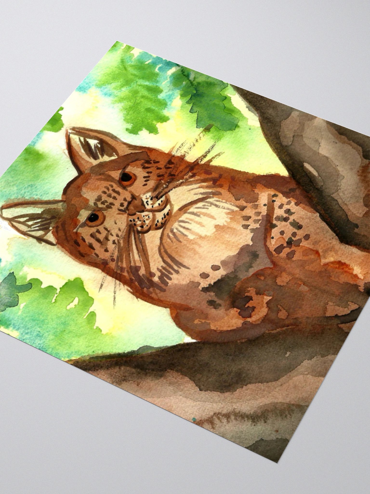 Lynx In A Tree Sticker product image (3)
