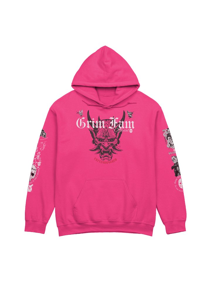 GRIM FAM — TATTOO INK SERIES — "BLOOD & HONOR" - #1 *exclusive drop - Black / Pink / Grey / Blue / Crimson Red and more product image (1)