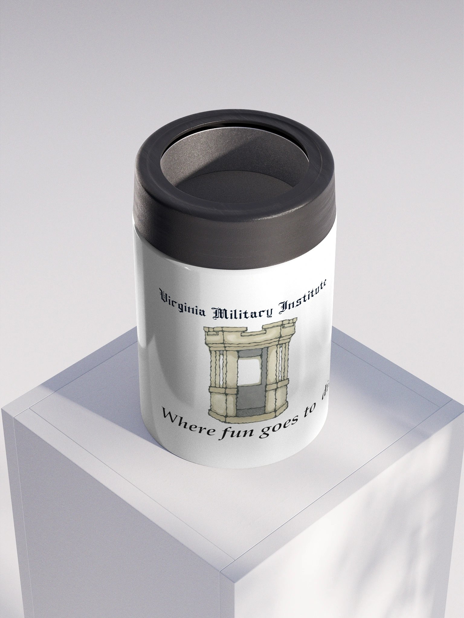 Where Fun Goes to Die Stainless Steel Koozie product image (4)