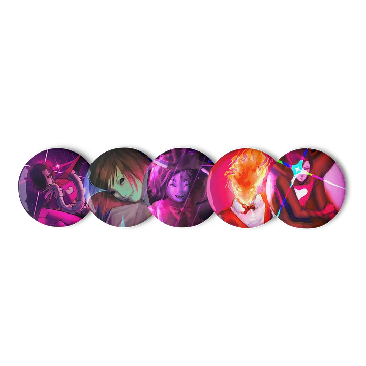 Character Pin Button Set 1 🧷 NEO Madness product image (2)