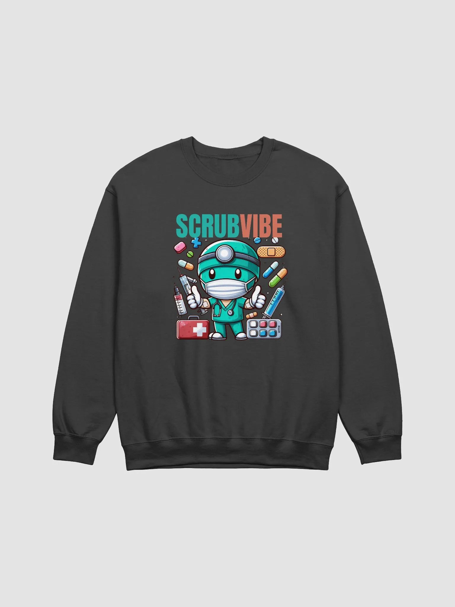 Scrub Vibe Healthcare Worker Sweatshirt product image (6)