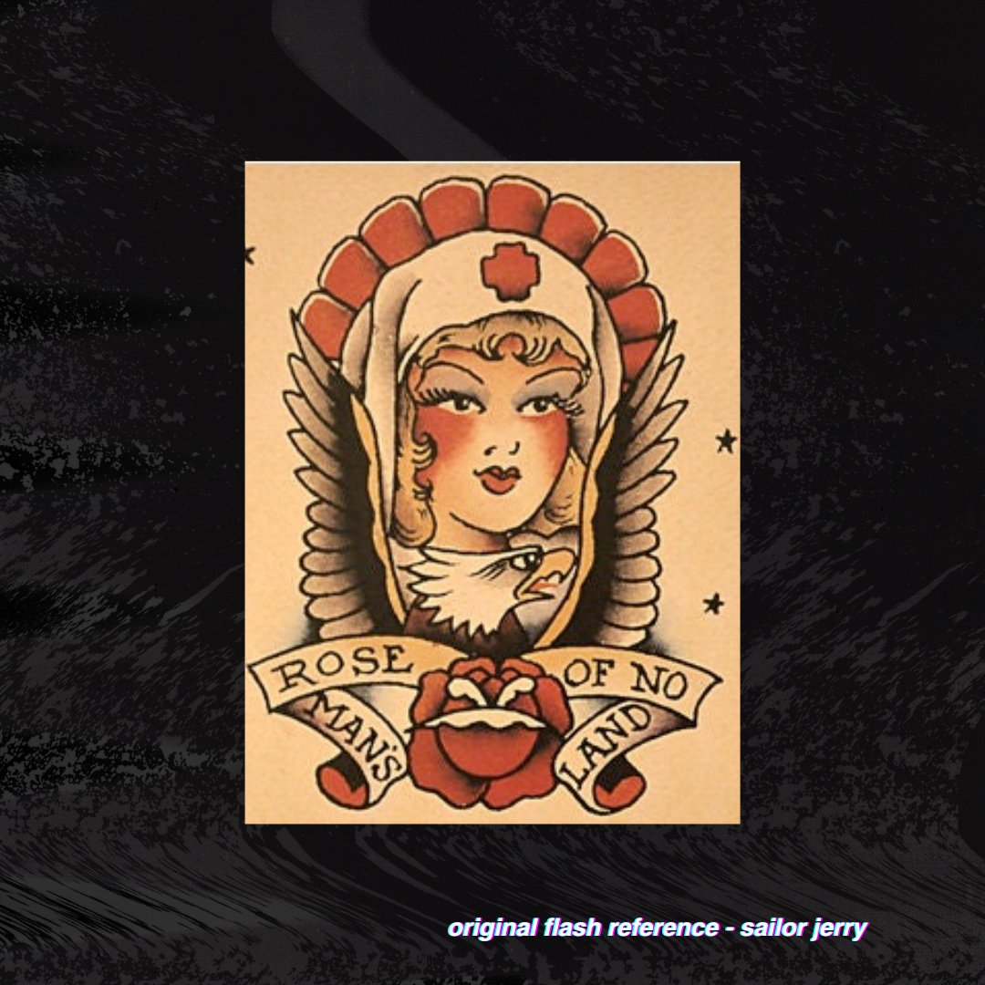 Sailor Jerry Rose of No Man's Land Nurse Pattern product image (2)