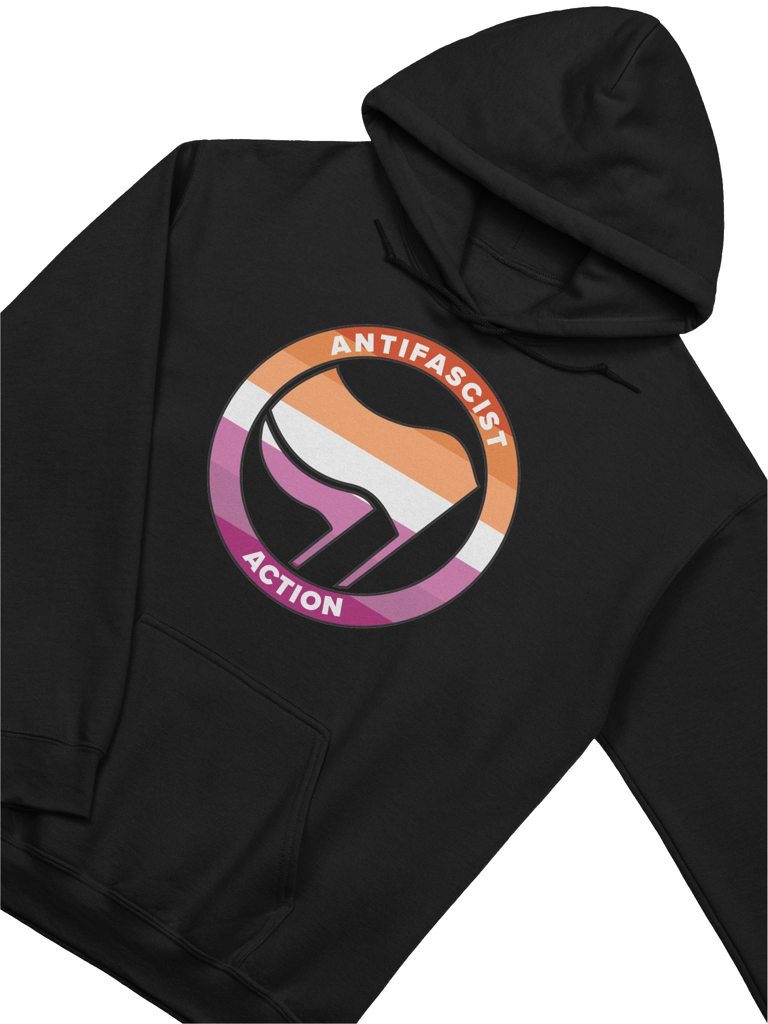 Antifa / Lesbian Pride Hoodie product image (3)