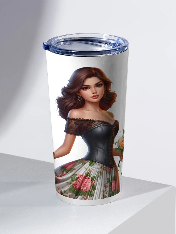 Bouquet Beauty 20oz stainless steel tumbler product image (2)