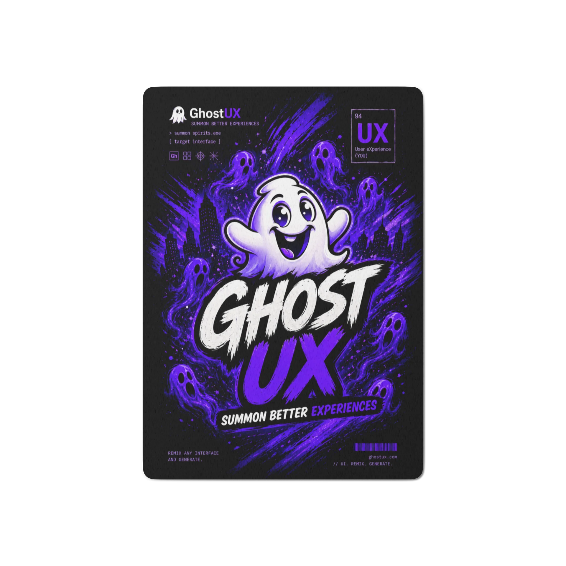 GhostUX™ Collectible Playing Card – Summon Better Experiences Edition product image (2)