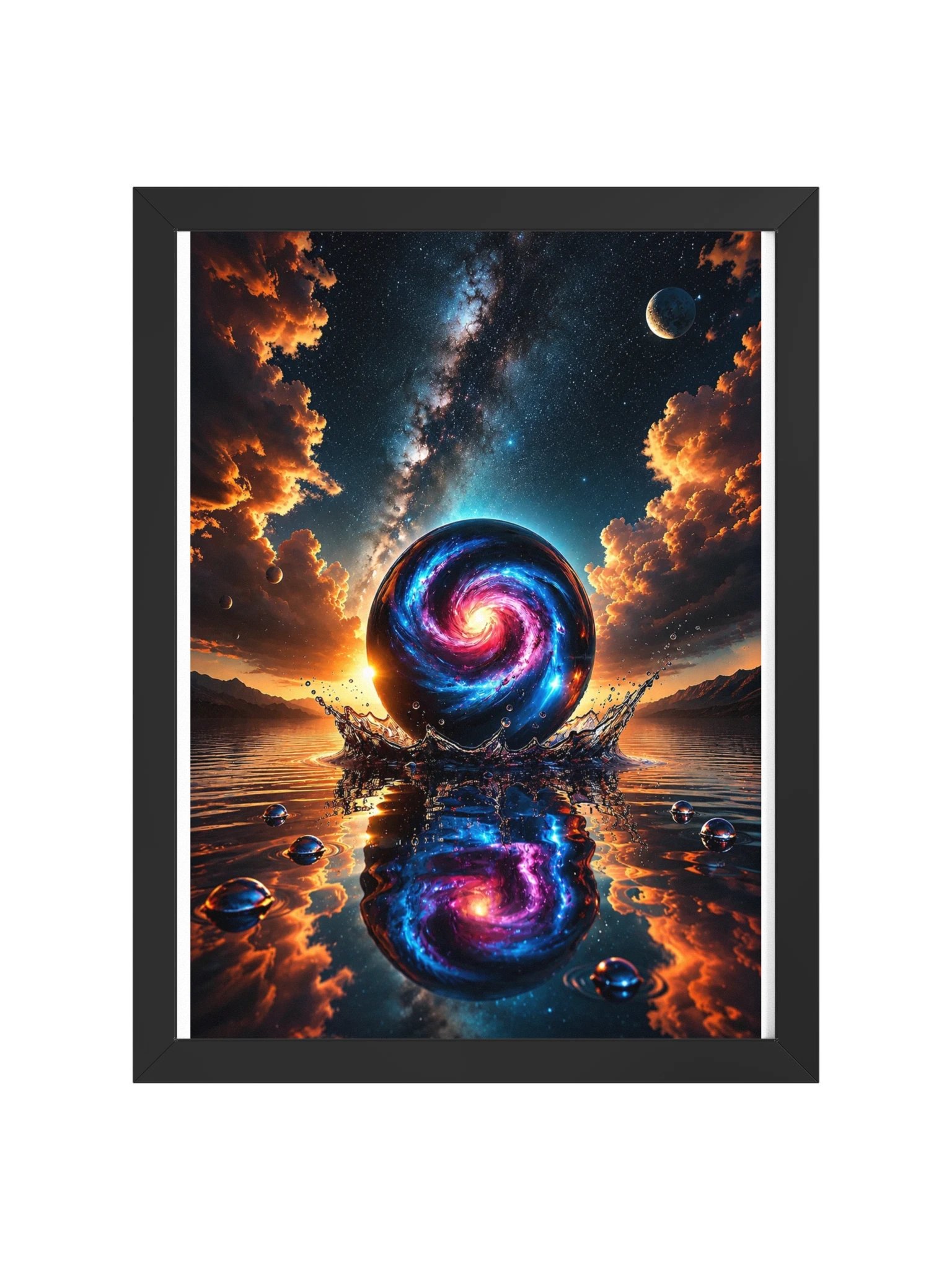 Cosmic Orb Framed Poster product image (25)