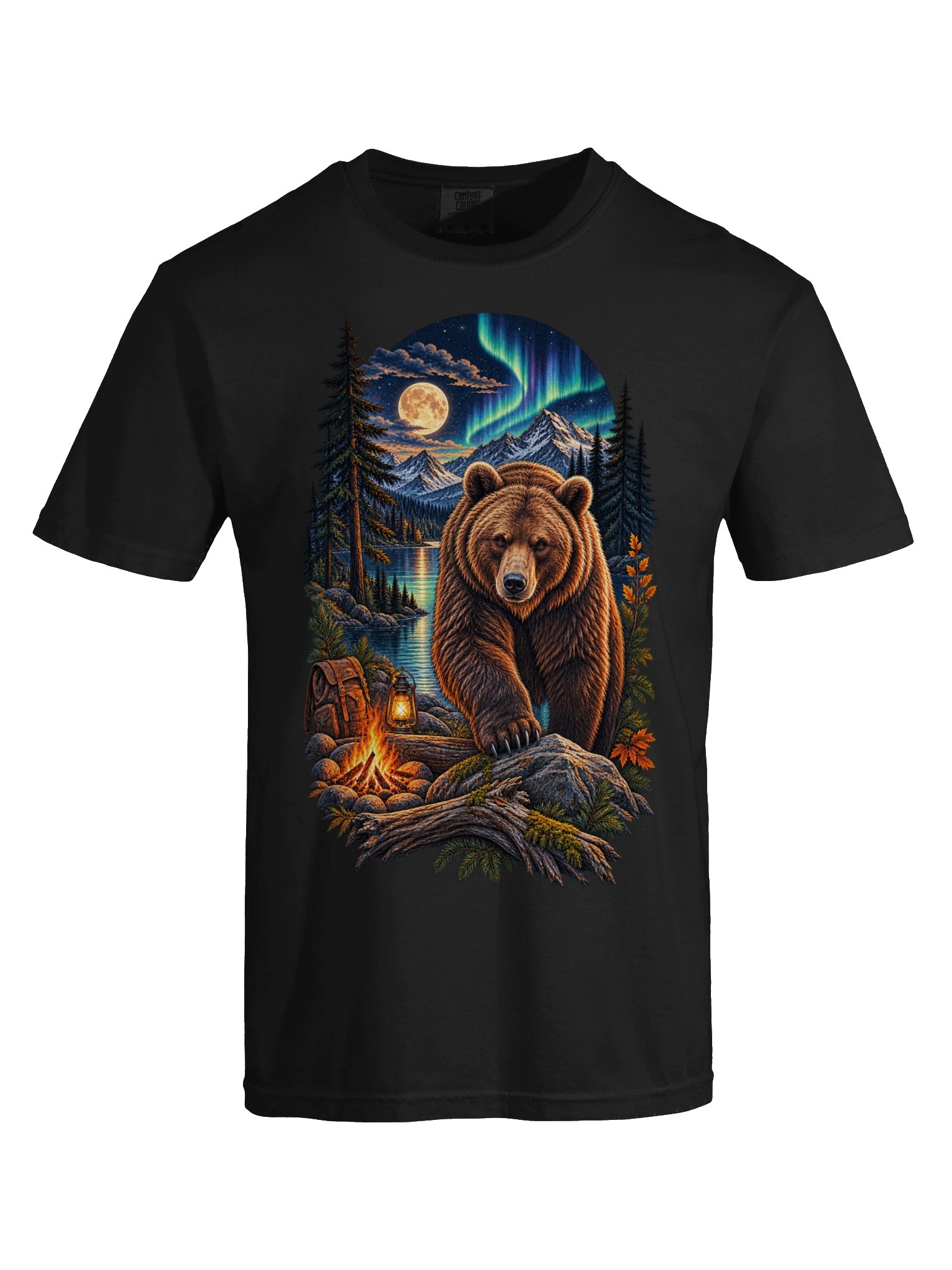 Bear in the Woods - Cute Nature Lover Wildlife T-Shirt | Adorable Forest Bear Illustration Tee product image (1)
