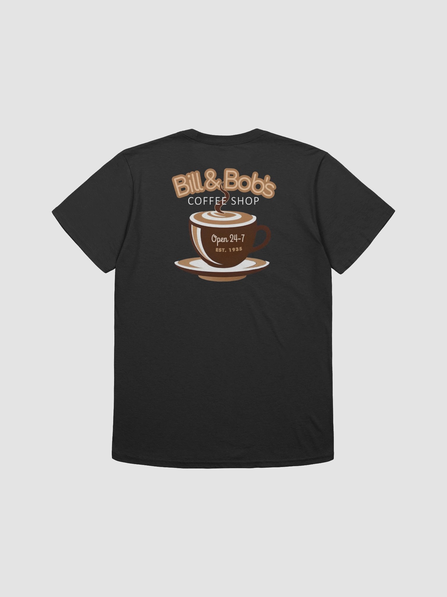 Bill & Bob's Coffee Shop Open 24/7 Est 1935 | Recovery T-Shirt Inspiring Sobriety product image (6)
