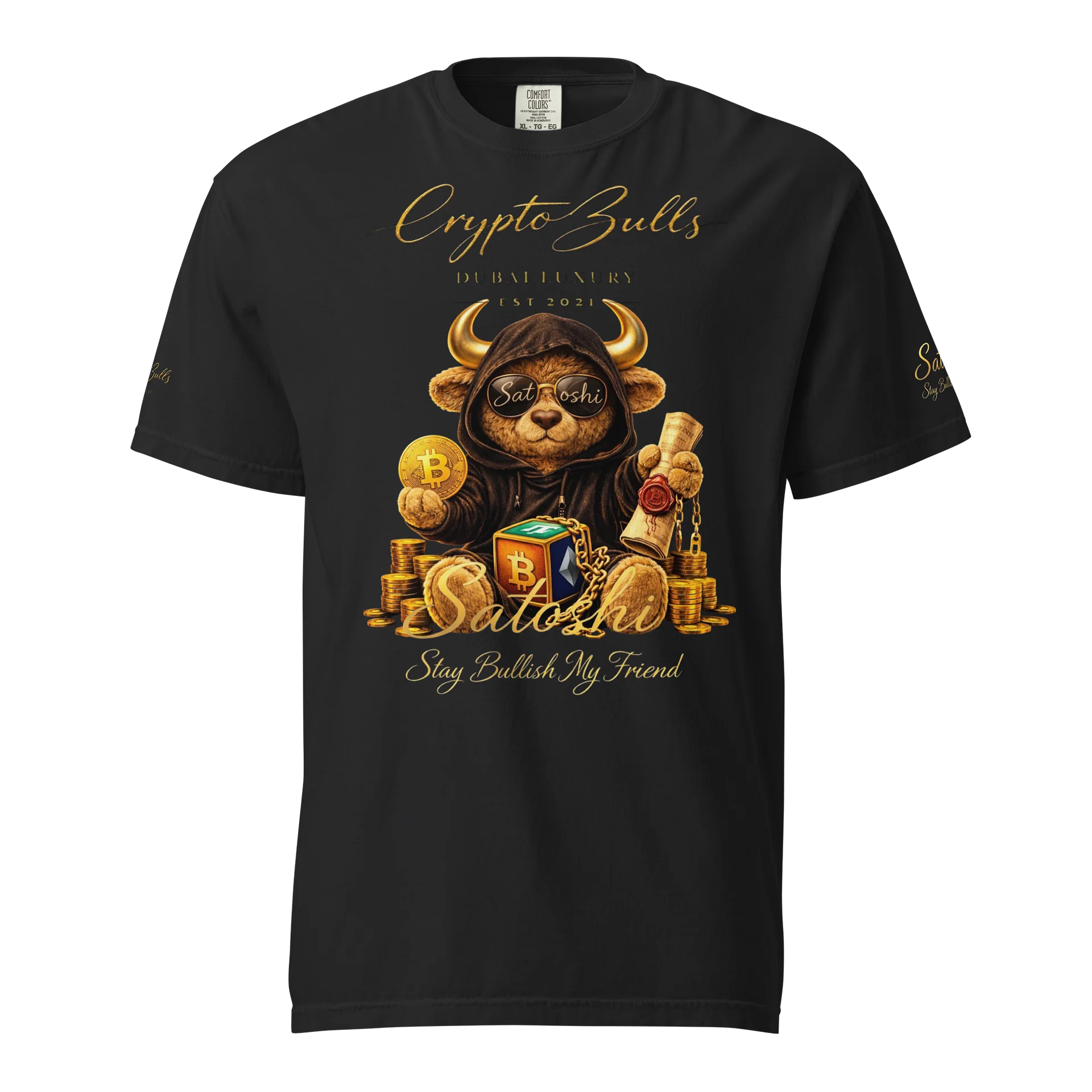 Bullish Satoshi Teddy Bull Tshirt - Bullish Collection product image (2)