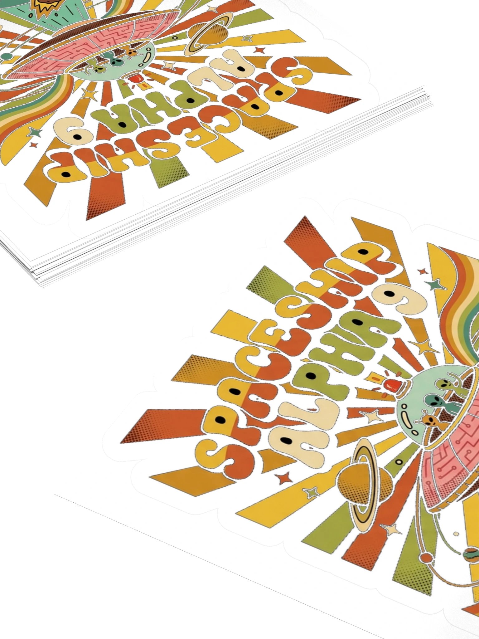 Spaceship Alpha 9 — Sticker product image (4)