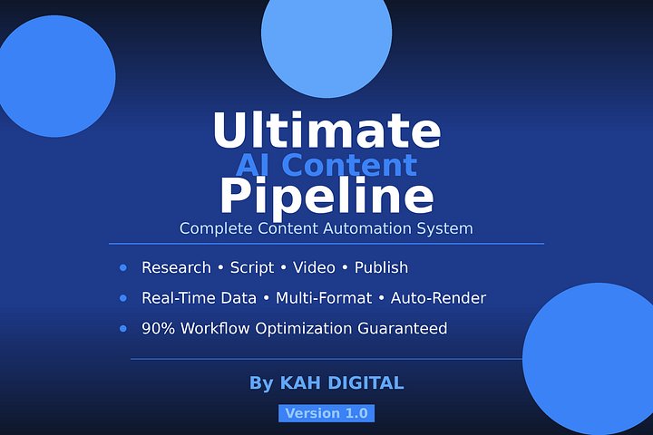 Ultimate AI Content Pipeline - Complete Guide to Content Automation