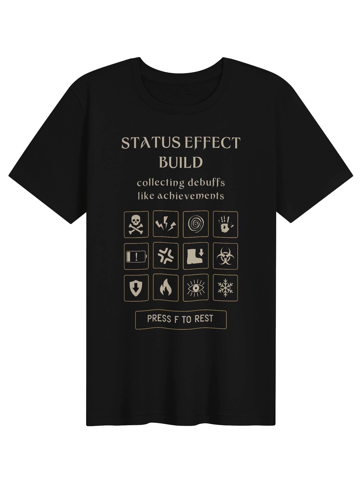 Status Effect Build Shirt | Chronic Illness Gamer & Spoonie Tee product image (1)
