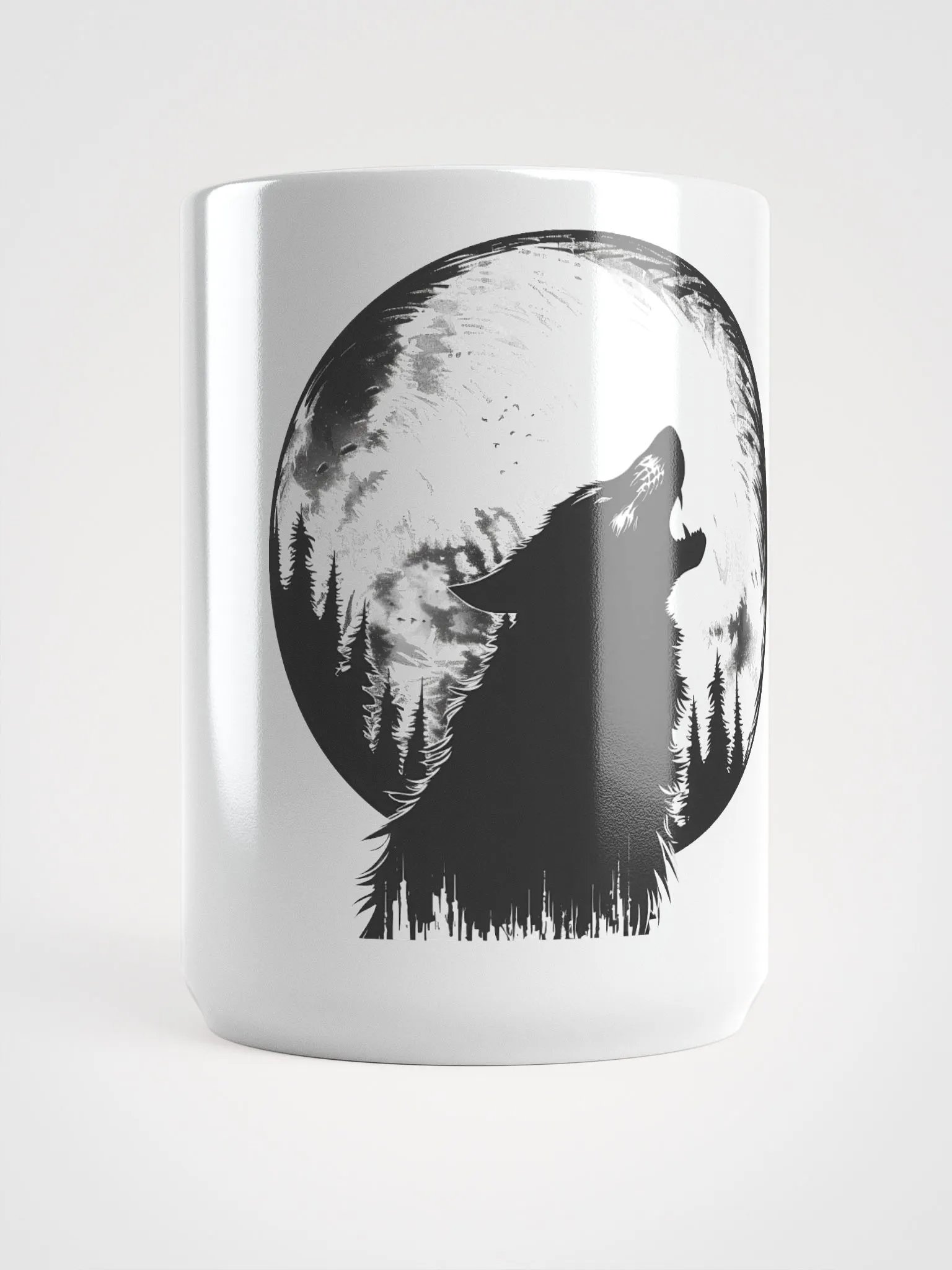 Howling Wolf Moon Mug product image (5)