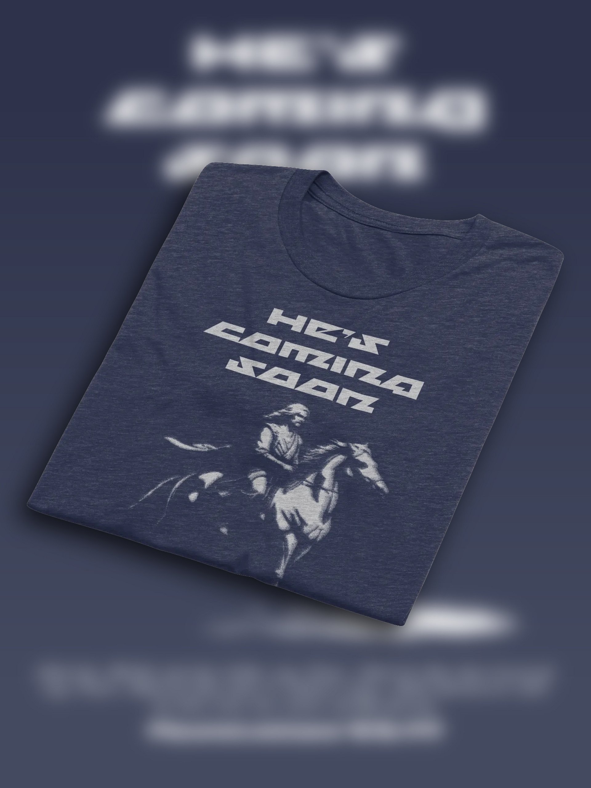 He's Coming Soon Collection - Bella+Canvas Triblend Short Sleeve T-Shirt product image (45)