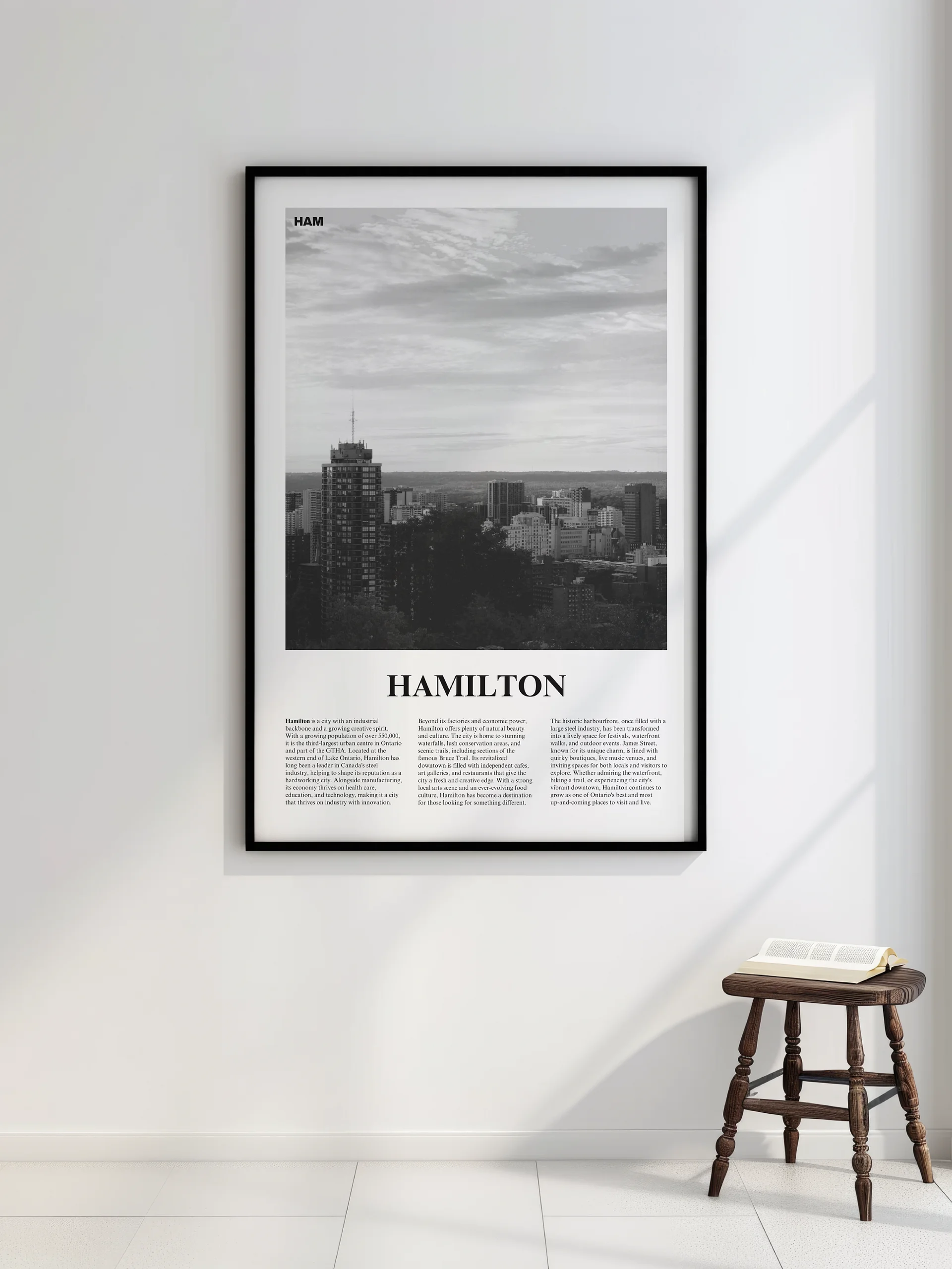 Hamilton 01 Newspaper Poster | Framed product image (2)