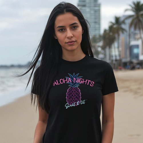 Pineapple on pizza? Or pineapple on a t-shirt? #t-shirt #design #aloha #alohanights #sweet #pineapple