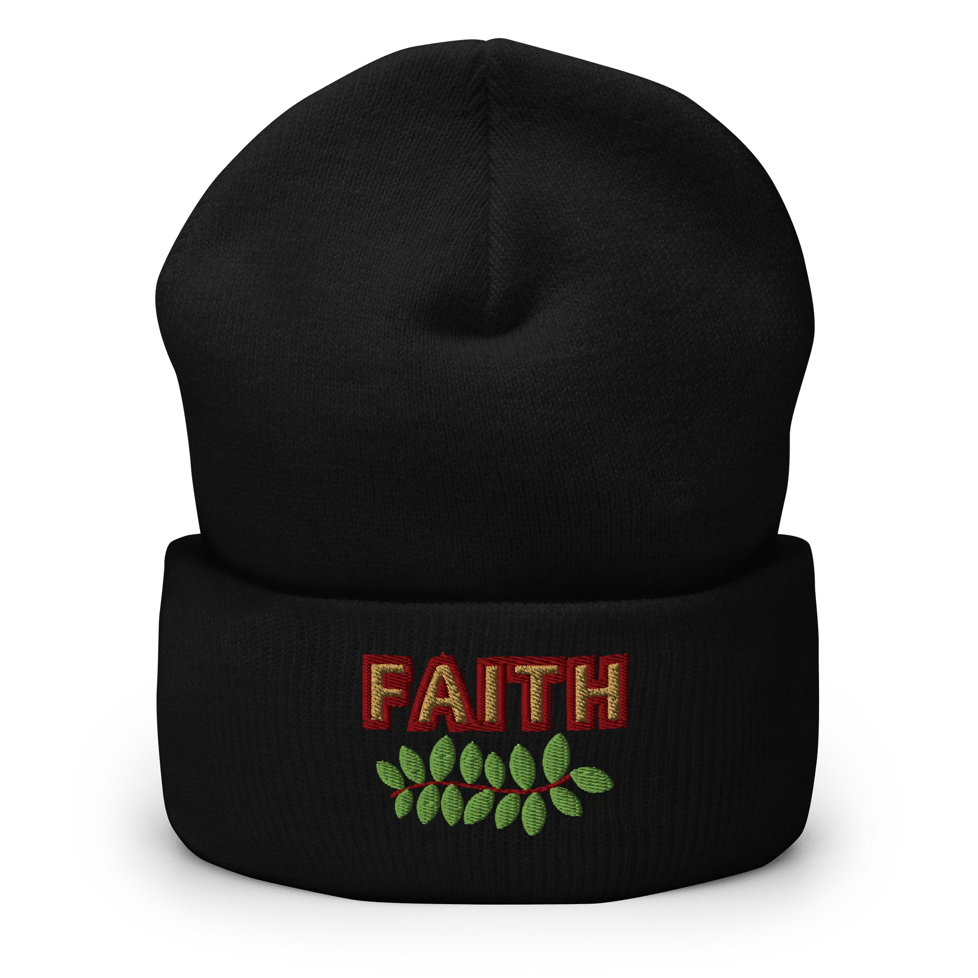 Faith Is the Path | Basic Embroidered Faith Beanie product image (1)