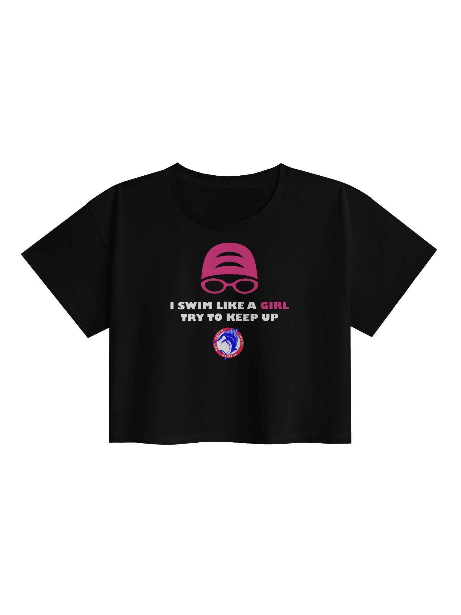 Swim Like a Girl Marlins Crop Top product image (1)