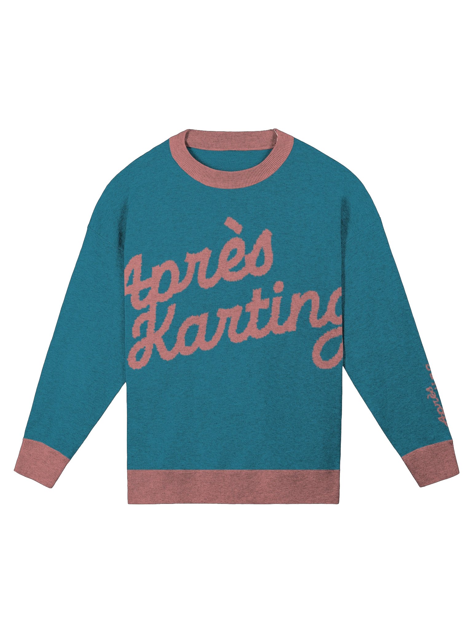 Classy Pink on Coral Knitted Sweater product image (1)