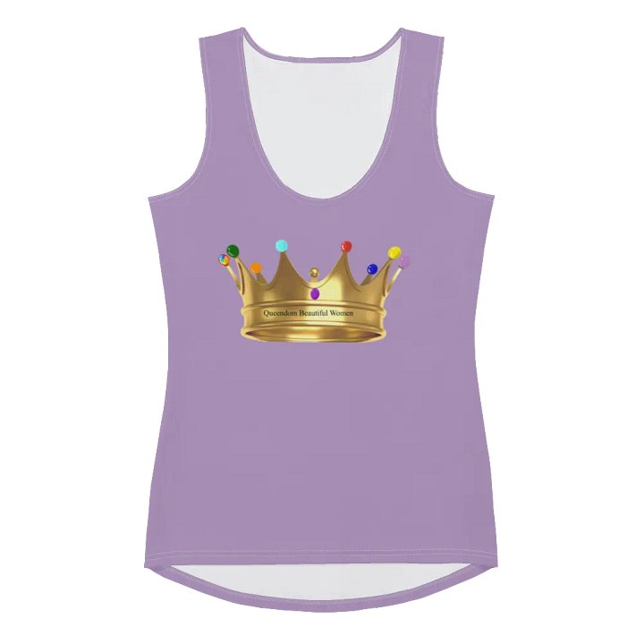 Queendom Beautiful Women Crown Tank Top/Lavender(TM) product image (1)