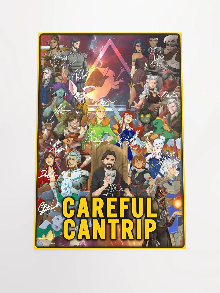 Careful Cantrip Memory Poster product image (1)