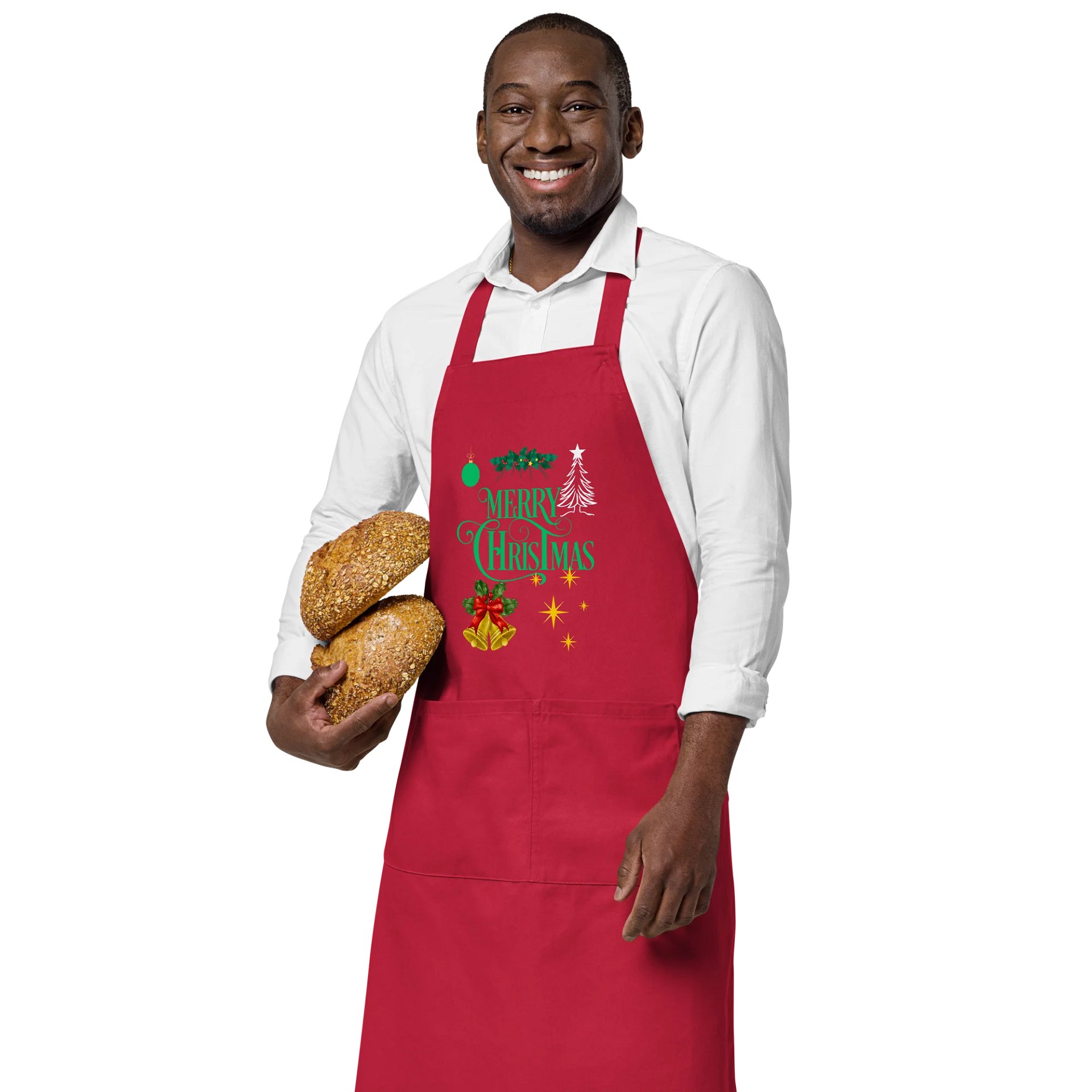 Merry Christmas Organic Cotton Apron product image (3)
