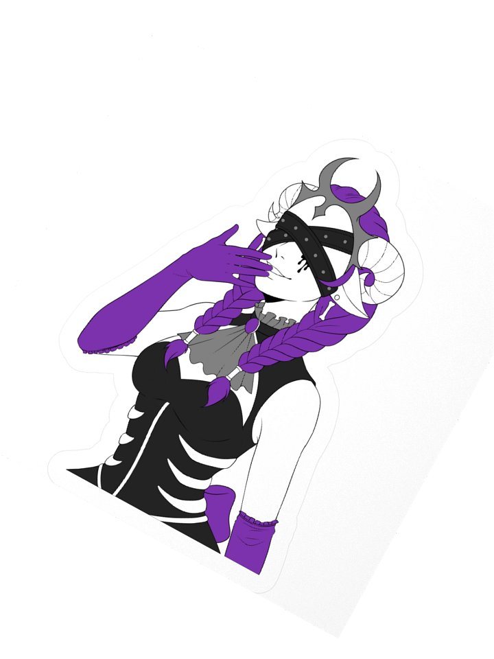 Waifu Cup Style Portrait Sticker product image (2)