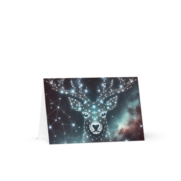 Starlit Reindeer Christmas Card - Winter 2024 product image (1)