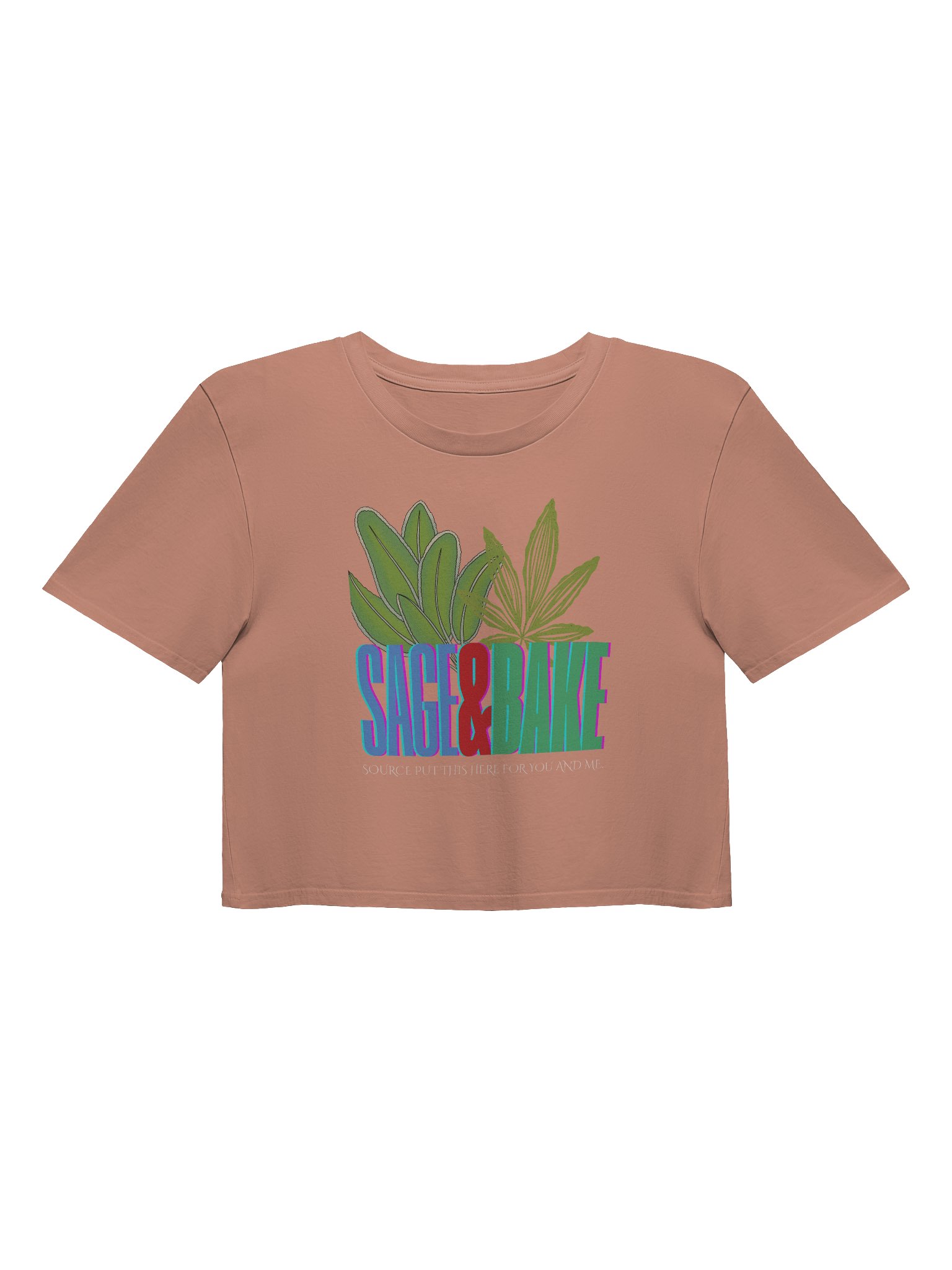 SAGE AND BAKE CROP TEE product image (1)