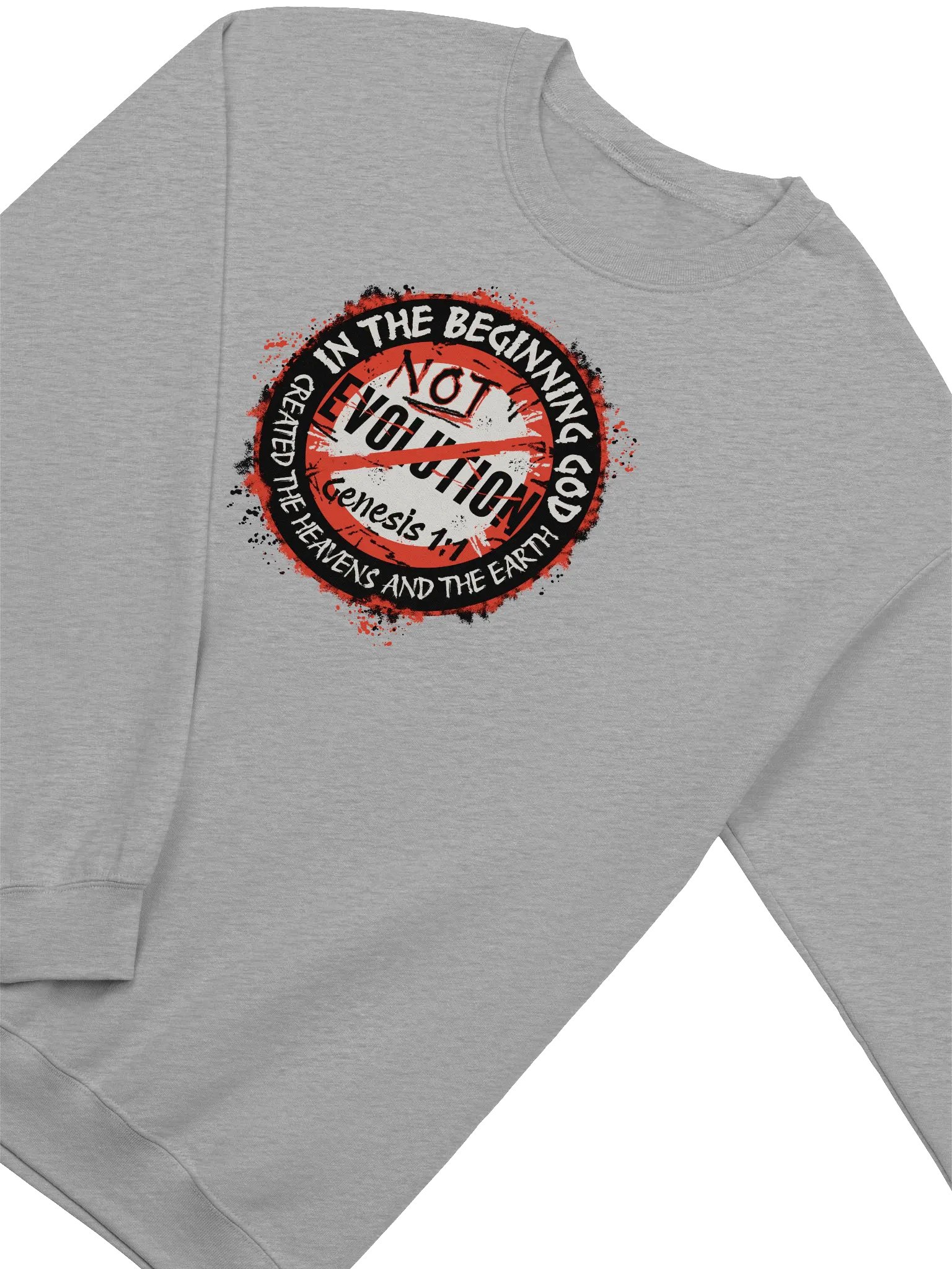 In The Beginning God, Not Evolution Sweatshirt product image (13)