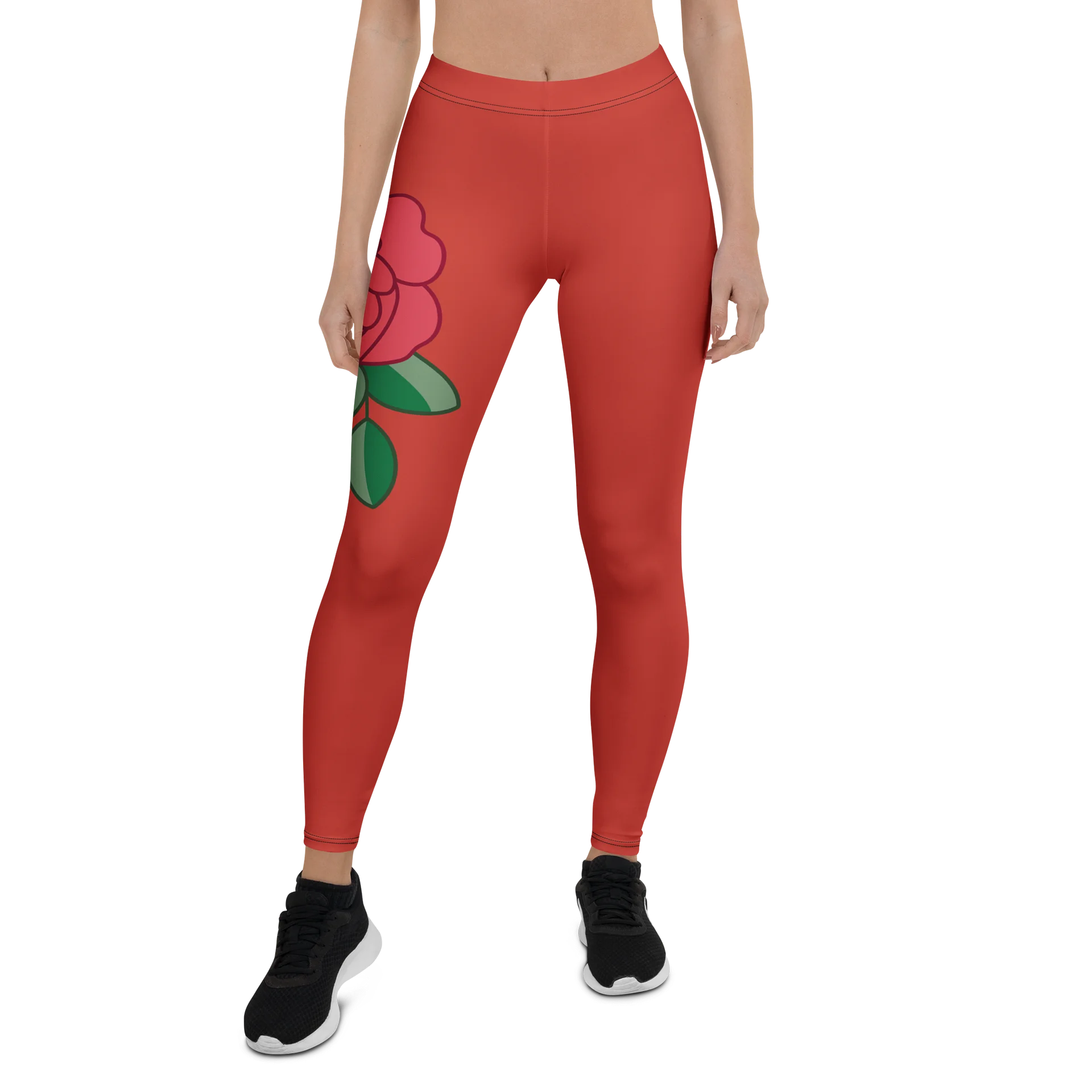 rose Bloom All-Over Print Leggings product image (1)