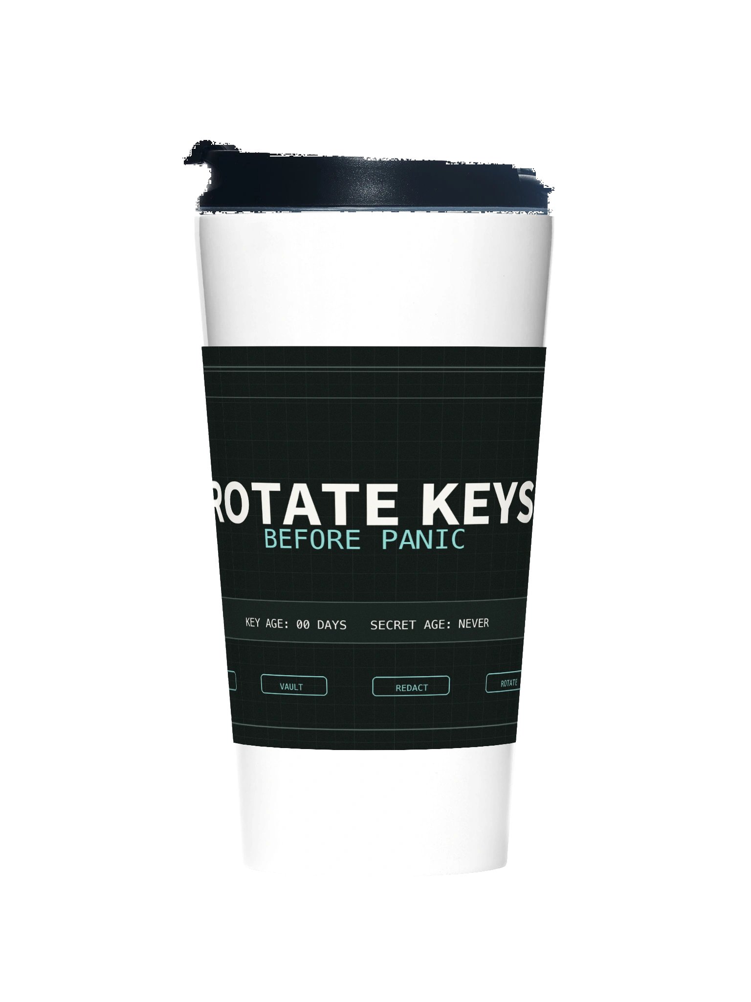 Rotate Keys Before Panic Travel Mug product image (1)