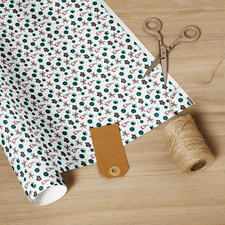CHRIMMIS Stream Print Wrapping Paper product image (1)